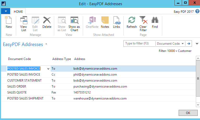 Address Book | Microsoft Dynamics 365 Business Central Addins and ...